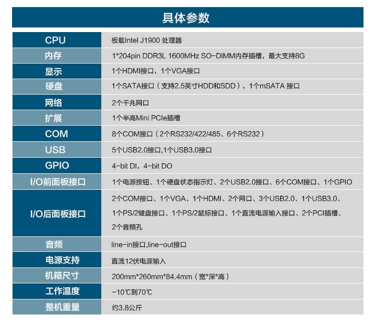 無(wú)風(fēng)扇嵌入式工控機(jī)