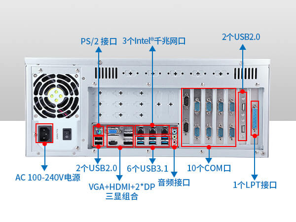 4U上架式主機(jī),機(jī)器視覺工控機(jī)