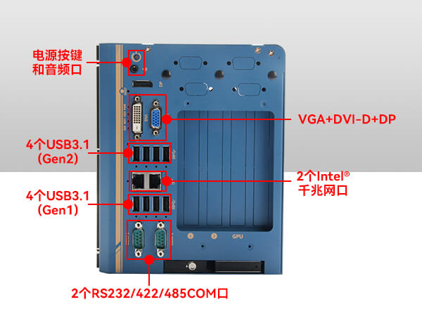 無風(fēng)扇嵌入式電腦,智慧工地邊緣計算