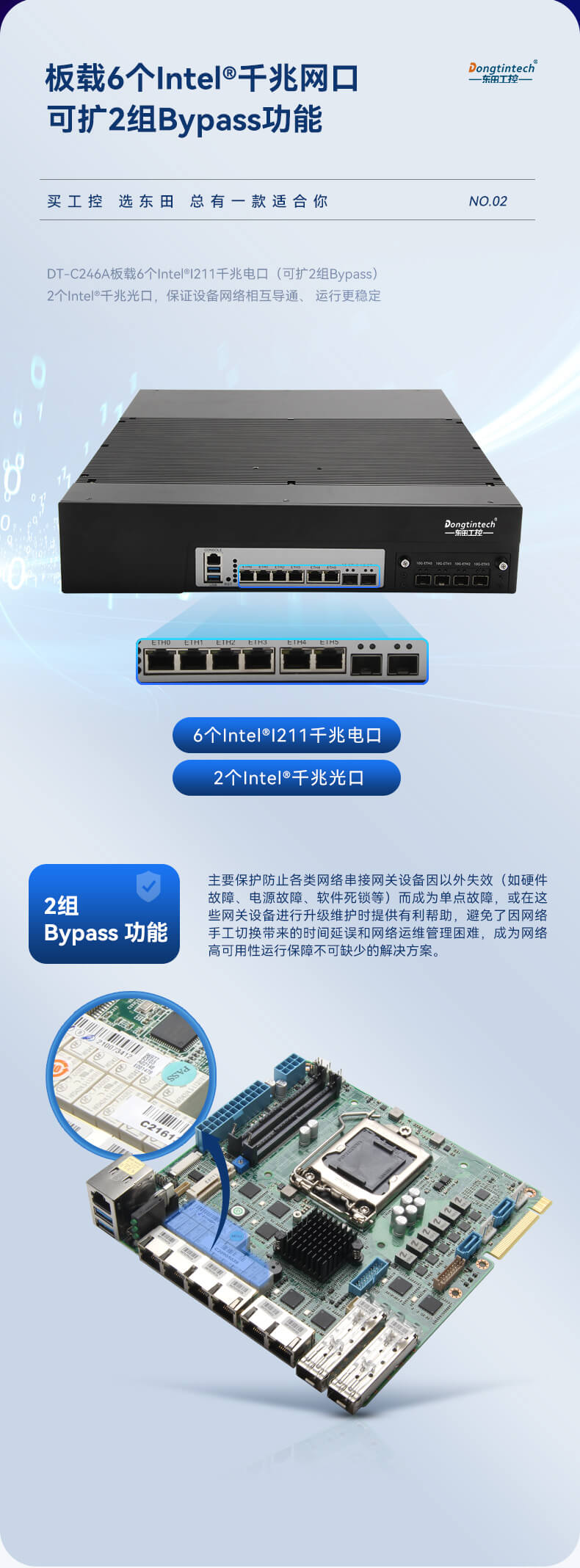 網絡安全工控機，多網口工業(yè)電腦