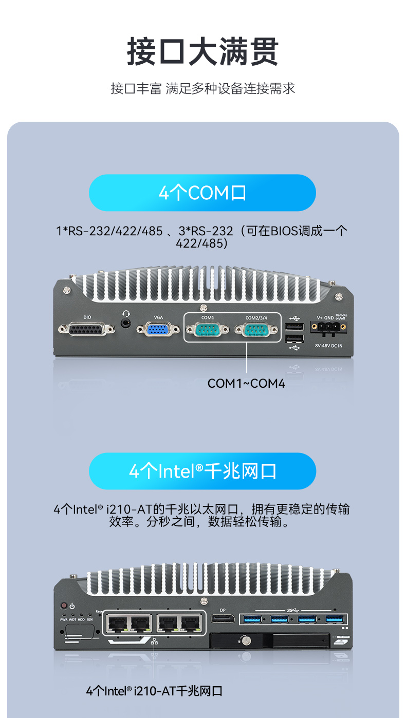 酷睿12代工控機,無風(fēng)扇嵌入式工業(yè)主機,DTB-3094-H610E.jpg