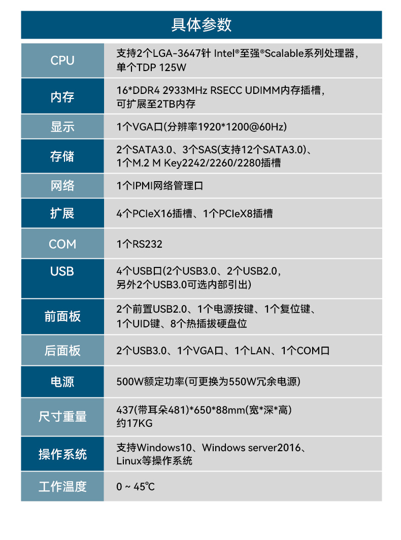 東田工控服務器,至強Scalable系列處理器,5PCIe擴展工業(yè)電腦,DT-26508-BC621MZ.jpg
